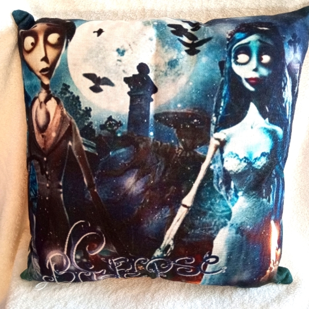 Corpse bride pillow